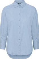 Vero Moda VMSTINNA L/S SHIRT SB3 Dames Blouse  Blue Bell - Maat M