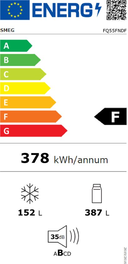 Réfrigérateurs Noir FQ55FNDF