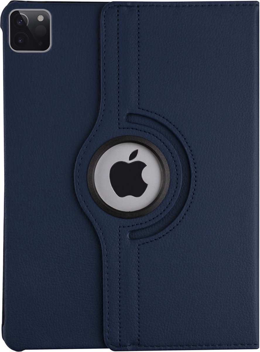 Apple iPad Pro 11 (2021) Book Case Tablethoes - DonkerBlauw - 360 Graden Draaibaar