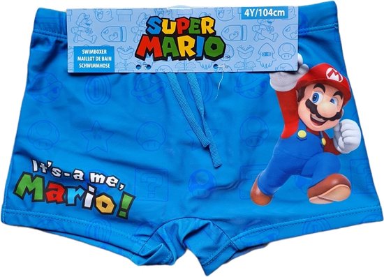 Maillot de bain Super Mario - bleu - Taille 104/4 ans | bol.com