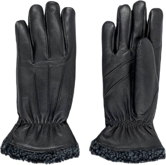 Icepeak glove hilden in de kleur zwart.