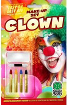 make-upset Clown wax wit 6-delig