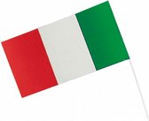 vlag ItaliÃ« 12 x 23 cm papier rood/wit/groen