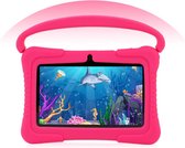 Lipa Veidoo kinder tablet Pink 7 inch - Met spelletjes software - Play store - Ouder controle - IPS scherm met bescherming ogen - Rubberen case tweedehands  Nederland