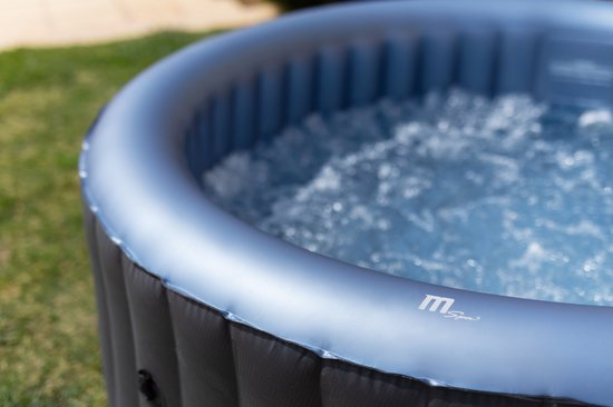 MSPA - Opblaasbare Jacuzzi voor 6 a 7 volwassenen - Luxe Spa 2026 - Verwarmde hottub met bubbels - Bubbelbad - Inclusief afstandsbediening, afdekzeil, schoonmaak filters, aansluitstuk, opblaasslang, verlichting en ingebouwde pomp - Jacuzzi - Welness