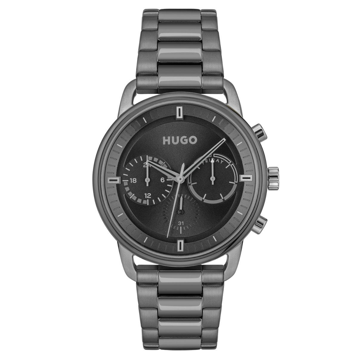 HUGO HU1530234 ADVISE Herenhorloge Grijs - 44 mm