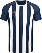 Jako Inter Shirt Korte Mouw Heren - Navy / Wit / Flame