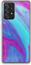 Case Company® - Samsung Galaxy A52 hoesje - Zweverige regenboog - Soft Cover Telefoonhoesje - Bescherming aan alle Kanten en Schermrand