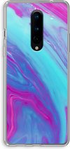 Case Company® - OnePlus 8 hoesje - Zweverige regenboog - Soft Cover Telefoonhoesje - Bescherming aan alle Kanten en Schermrand