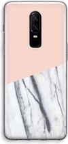 Case Company® - OnePlus 6 hoesje - A touch of peach - Soft Cover Telefoonhoesje - Bescherming aan alle Kanten en Schermrand