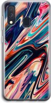 Case Company® - Samsung Galaxy A40 hoesje - Quantum Being - Soft Cover Telefoonhoesje - Bescherming aan alle Kanten en Schermrand