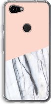 Case Company® - Google Pixel 3a hoesje - A touch of peach - Soft Cover Telefoonhoesje - Bescherming aan alle Kanten en Schermrand