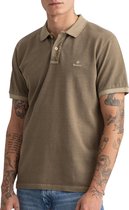 Gant - Sunfaded Polo Khaki - Regular-fit - Heren Poloshirt Maat L