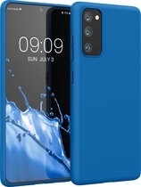 kwmobile telefoonhoesje voor Samsung Galaxy S20 FE - Hoesje voor smartphone - Back cover in rifblauw
