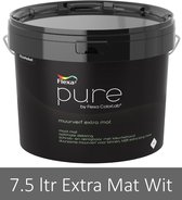 Flexa Pure Muurverf Extra Mat - 7,5 liter - WIT