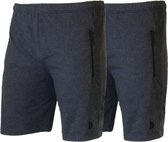 2-Pack Donnay Joggingshort - Sportshort - Heren - Maat M - Charcoal-marl