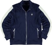 Bellaire jongens vest met brede witte bies op armen Navy Blazer