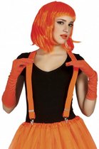 bretels polyester oranje one-size