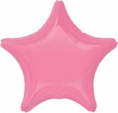 folieballon Star Bright Bubble Gum 48 cm roze