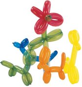 modelleerballonnen met pomp 135 cm latex 20 stuks