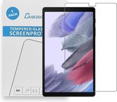 Tablet screenprotector geschikt voor Samsung Galaxy Tab A7 Lite (2021) - Case-friendly screenprotector - 2 stuks - Tempered Glass - Transparant