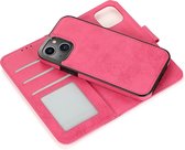 Mobiq - Magnetische 2-in-1 Wallet Case iPhone 11 | Telefoonhoesje | 2-in-1 Magneet Case | Portemonnee hoes | Magnetische backcover | Ruimte voor pasjes