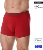 Brubeck Heren Ondergoed Boxershorts - Naadloos Elastisch Katoen  - Rood L