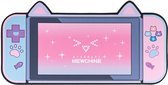 Stijlvolle XXL Muismat - Antislip - Voor Gaming - Muismatten - Mousepad - Accessoires - 80x40 cm - Roze Met Blauw