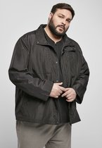 Urban Classics Windbreaker jacket -3XL- Double Pocket Nylon Crepe Zwart