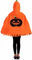 verkleedcape pompoen junior oranje one-size