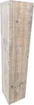 Sokkel-Zuil-Pilaar-steigerhout-pilaar voor beelden-100cm hoog-grey wash