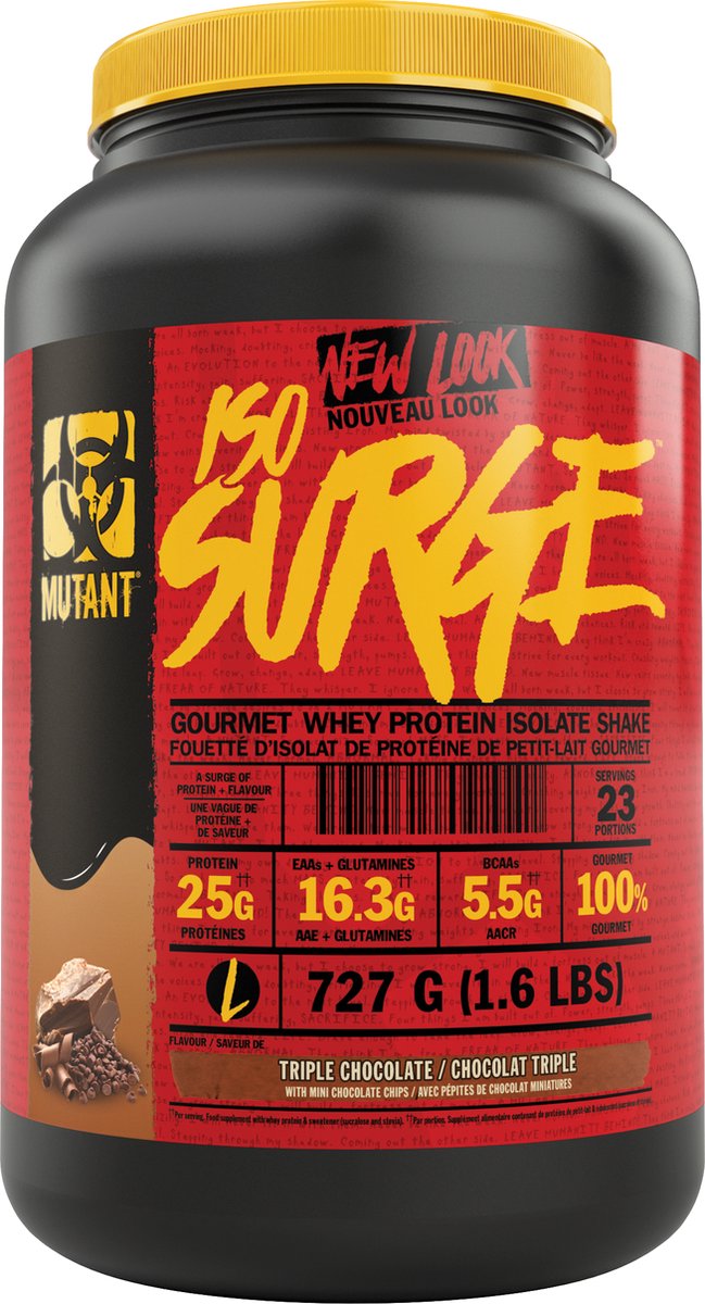 Goedkoopste Mutant Iso surge - Product Smaak Triple Chocolate