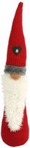 kerstfiguur Kabouter 32 cm rood