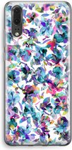 Case Company® - Huawei P20 hoesje - Hibiscus Flowers - Soft Cover Telefoonhoesje - Bescherming aan alle Kanten en Schermrand