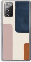 Case Company® - Samsung Galaxy Note 20 / Note 20 5G hoesje - Geo #5 - Soft Cover Telefoonhoesje - Bescherming aan alle Kanten en Schermrand