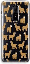 Case Company® - OnePlus 6 hoesje - Alpacas - Soft Cover Telefoonhoesje - Bescherming aan alle Kanten en Schermrand