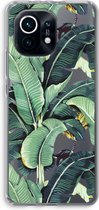 Case Company® - Xiaomi Mi 11 hoesje - Bananenbladeren - Soft Cover Telefoonhoesje - Bescherming aan alle Kanten en Schermrand