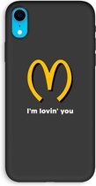 Case Company® - iPhone XR hoesje - I'm lovin' you - Biologisch Afbreekbaar Telefoonhoesje - Bescherming alle Kanten en Schermrand