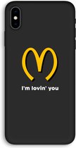 Case Company® - iPhone XS Max hoesje - I'm lovin' you - Biologisch Afbreekbaar Telefoonhoesje - Bescherming alle Kanten en Schermrand
