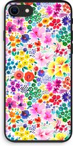 Case Company® - iPhone SE 2020 hoesje - Little Flowers - Biologisch Afbreekbaar Telefoonhoesje - Bescherming alle Kanten en Schermrand
