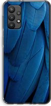 Case Company® - Samsung Galaxy A32 4G hoesje - Pauw - Soft Cover Telefoonhoesje - Bescherming aan alle Kanten en Schermrand