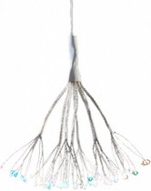 kerstverlichting Dandelion 20 cm 80 led zilver