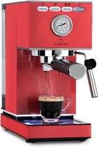 Klarstein Pausa Espressomaker 1,4L - Volautomatische espressomachine 1350 watt en 20 bar - Koffiezetapparaat - Gemalen koffie en pads