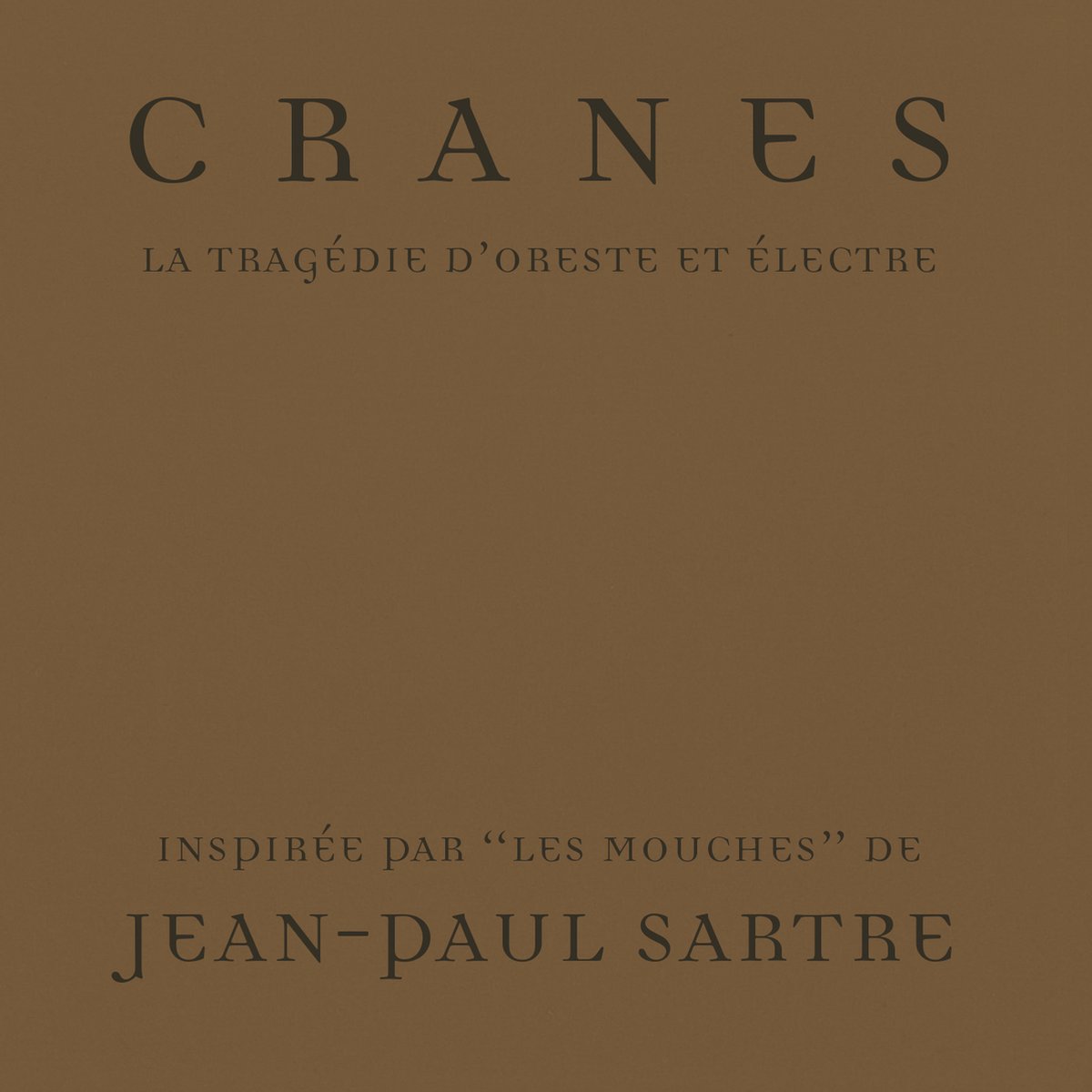 Cranes - Tragedy Of Orestes And Electra (CD)