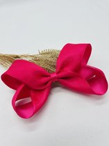 Organza XL Hair Bow - Couleur Fuchsia - Hair Bow - Shiny Hair Bow - Arcs et Fleurs