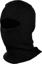 Masque facial - Bonnet de sport - 1 bonnet entier - Bonnet de ski - Bivouac - Cagoule - Zwart - Taille unique