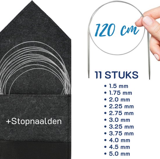 Rondbreinaalden Set Verwisselbaar Hout