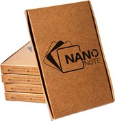 Nano Note - Herbruikbare sticky notes - Package deal met minimaal 25% korting! - 75x75 mm (vierkant) - 5 Sets van 10 stuks incl. pen - Overal opplakbaar en herbruikbaar - Duurzame sticky note - Aantoonbaar duurzaam