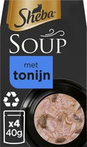 Soupe Sheba - Nourriture humide Chats - Thon - 40 x 40 gr