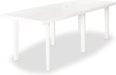 Table de jardin Medina 210x96x72 cm plastique blanc